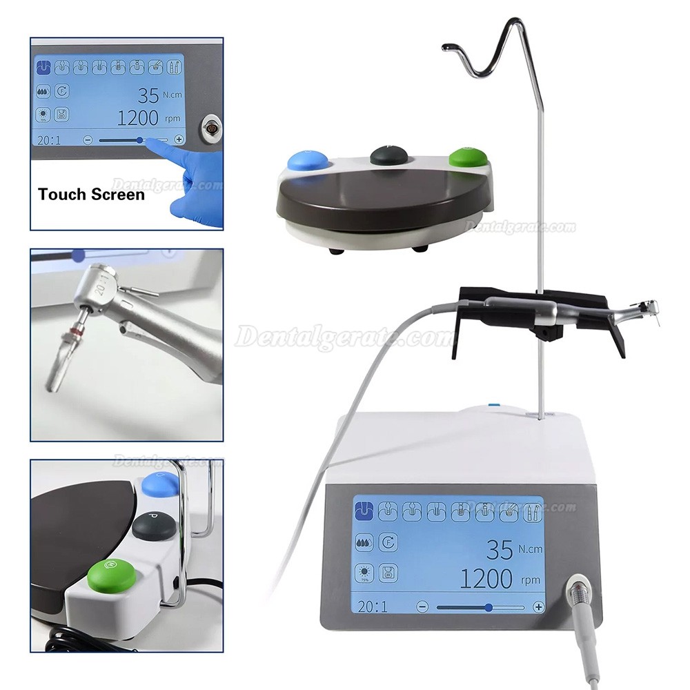 Tealth EM-3 Dental Implantologiemotor,Chirurgische Implantsystem mit 2 Winkelst&uuml;cken
